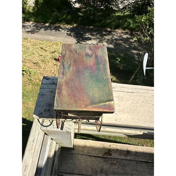 VTG Model T Ford Copper Metal Car Music Box Happy Days Are Here Again Wind-Up - Picture 7 of 12